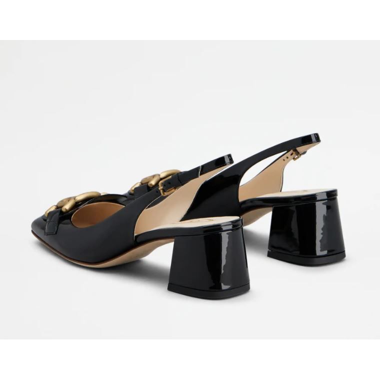 KATE SLINGBACK PUMPS IN PATENT LEATHER