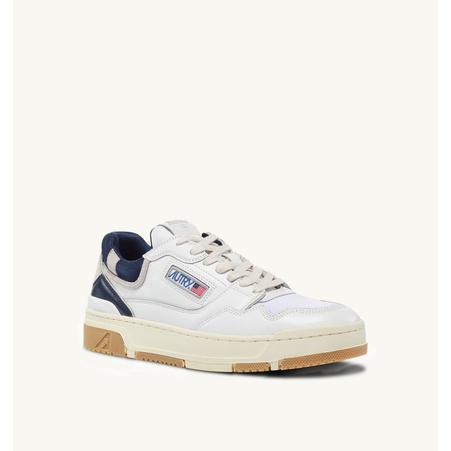 CLC SNEAKERS IN LEATHER COLOR WHITE AND BLUE