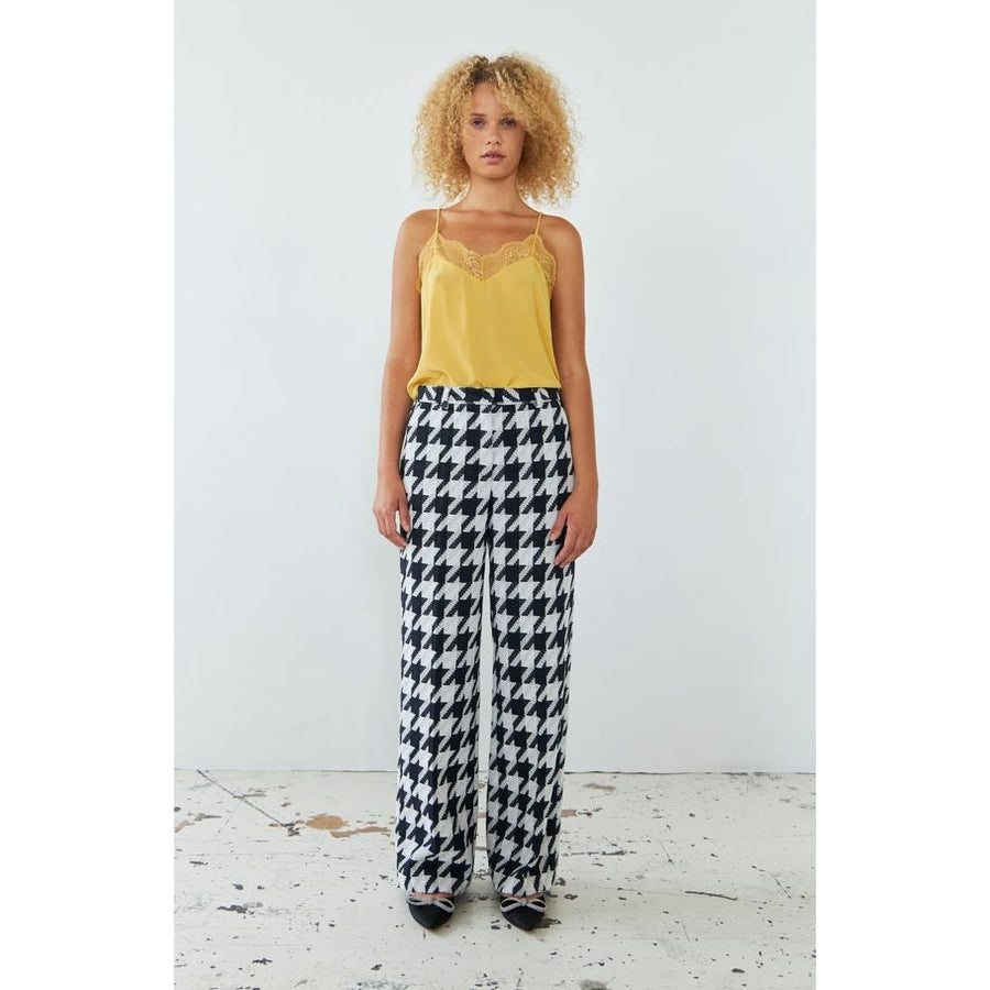 HOUNDTOOTH SUITING PANTS