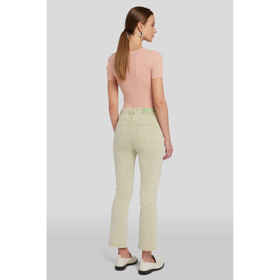 HW SLIM KICK COLORED LUXE VINTAGE WITH PATCH POCKETS PEAR