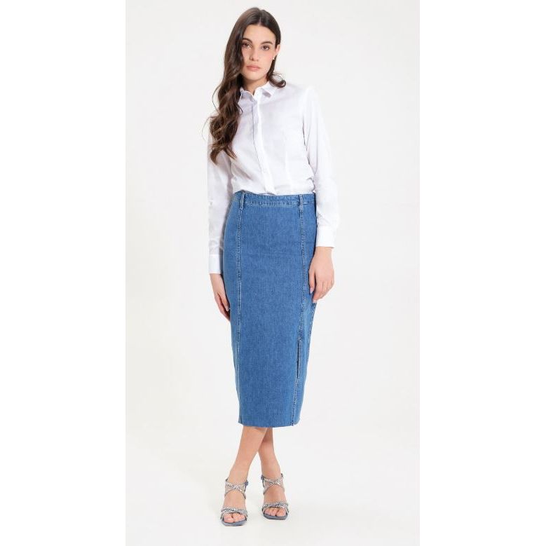 PENCIL SKIRT WITH ZIP