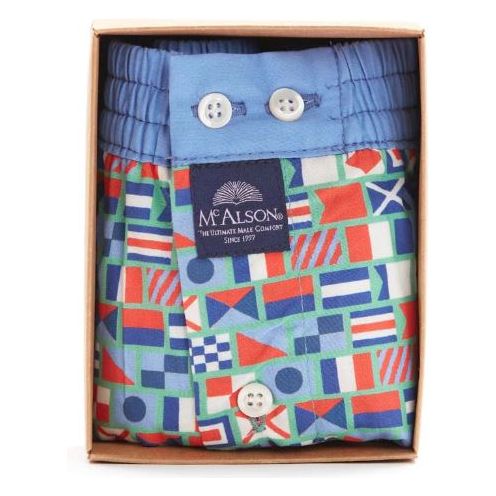 BOXER SHORT Fun with flags green