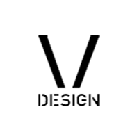 V DESIGN logo