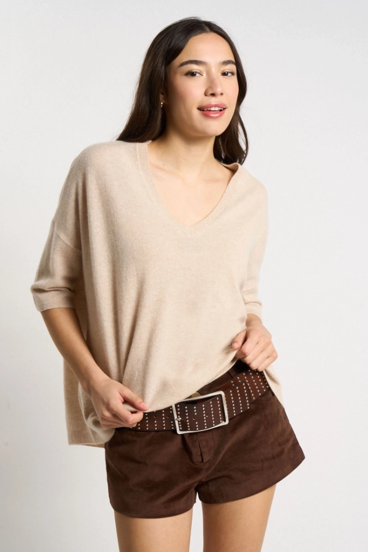 BEIGE CHINE